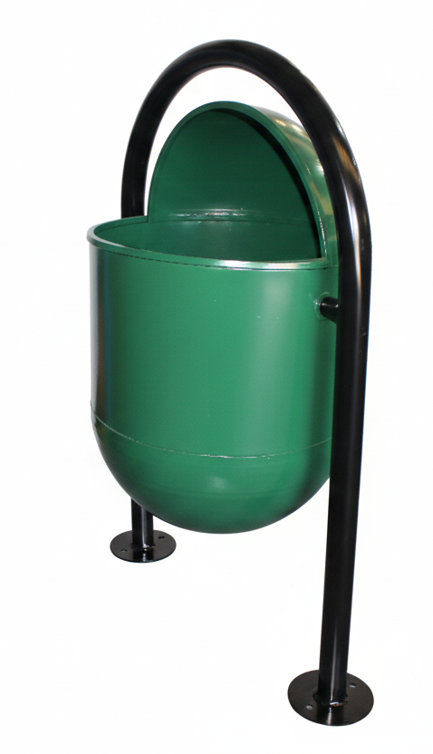 Basurero Capsular Para Apernar Placa Redonda: imagen 2