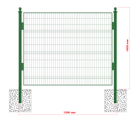 Reja Perimetral Pesada1600x1300mm