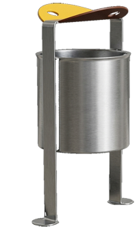 Basurero Circular Cenicero Apernar Redonda