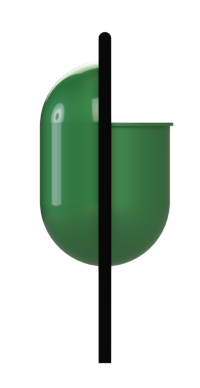 Basurero Capsular Para Empotrar