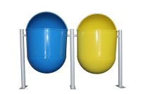 Basurero Capsular Eco Doble Apernar